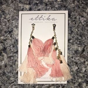 Gold plated ettika earrings